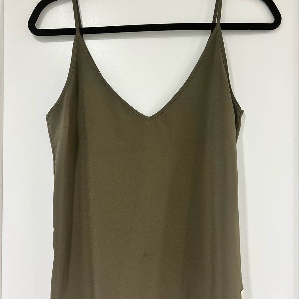 Olive Green Women's Camisole Top